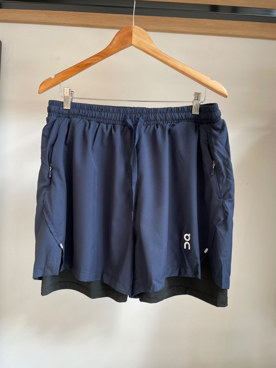 Shorts On Running Azul 2 em 1